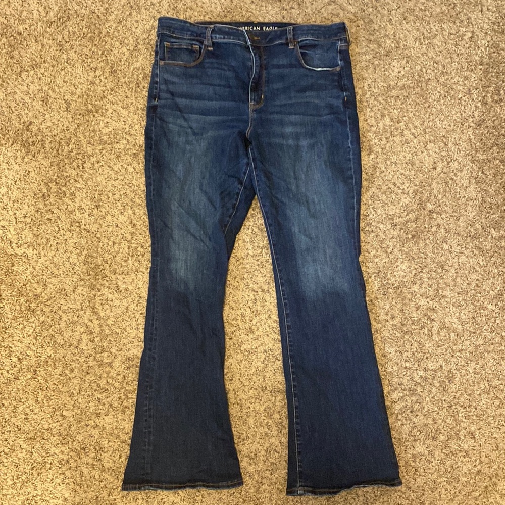 American Eagle AE High Rise Skinny Kick Jeans